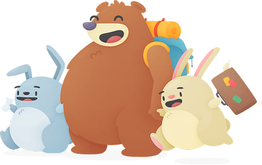 Animals trio