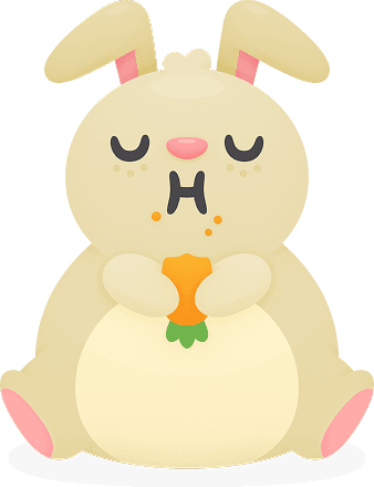 Bunny resting